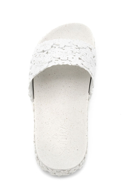 white slides for women