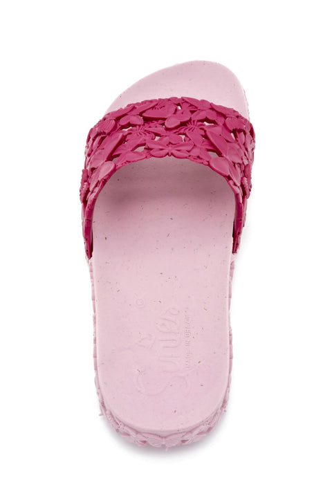 Vegan ladies slides footwear