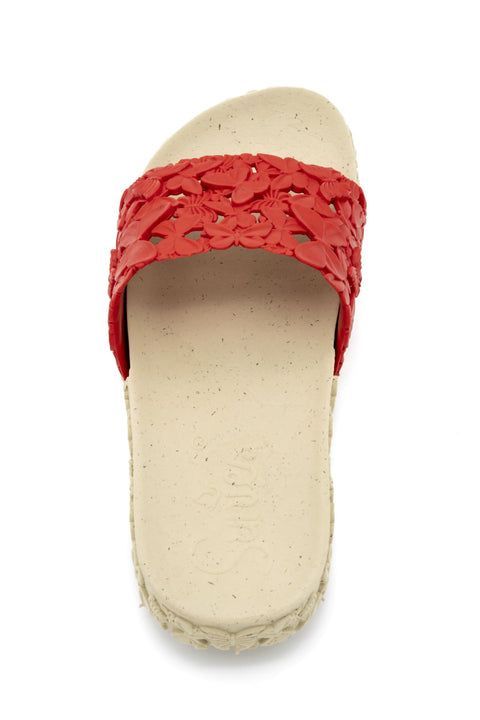 Safe red slides for women