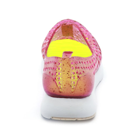 Pink kids sneakers