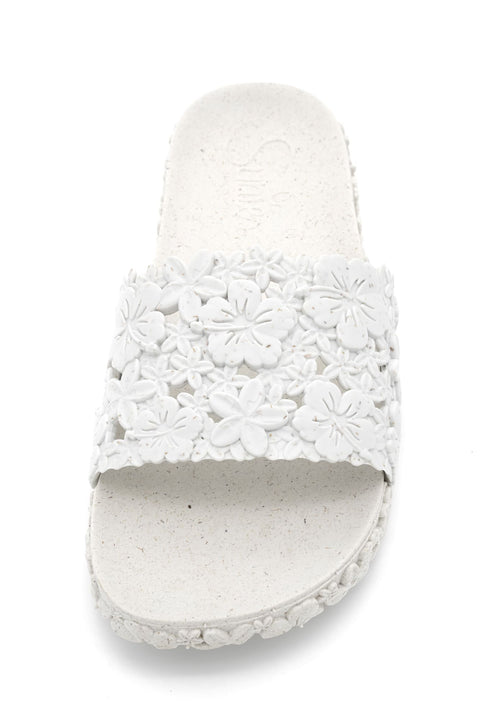 Comfortable Hawaii White Slides