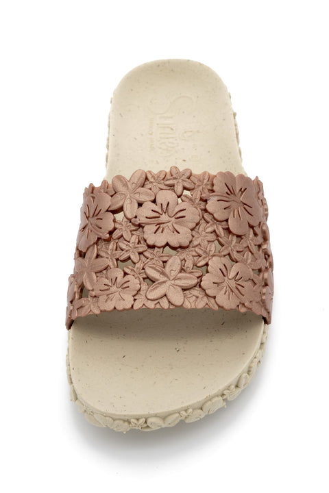 New Sunies Hawaii Copper Women Summer Slides
