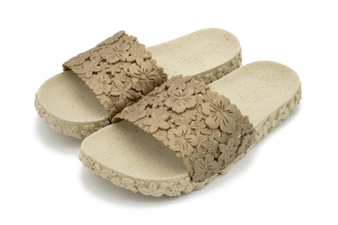 Cool Sunies Hawaii Gold Slides for Women