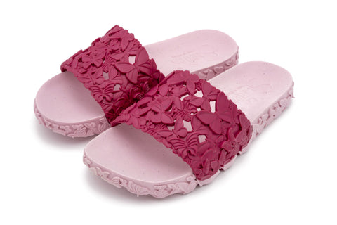 Sunies Butterfly Pink Cute Summer Slides