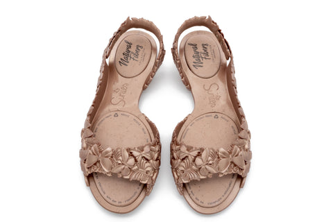 Pair of beautiful women's summer sandals