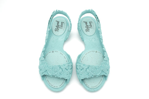 Pair of Beautiful Green Flat Sandals for Women