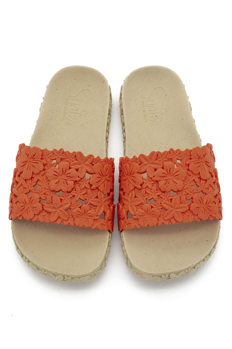 Women’s Orange Slides