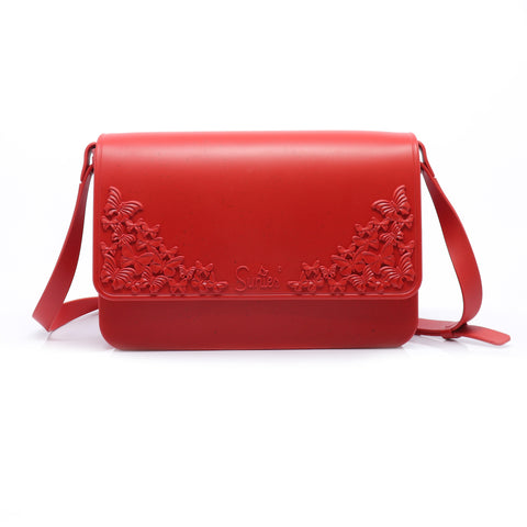 High Quality Sunies Women's Red Crossbody Bag