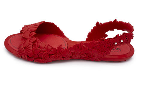 eco friendly butterfly sandals flat