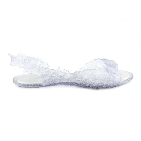 women’s flat silver sandals