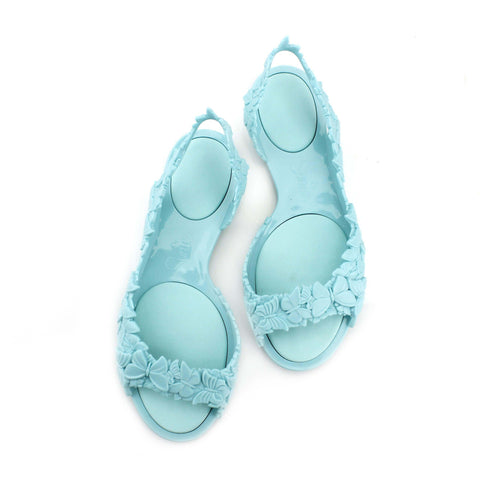 Sunies Butterfly Women's Green Flat Sandals