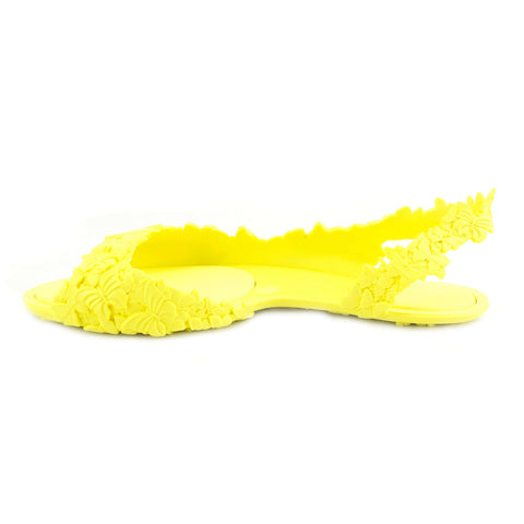 women's yellow summer sandals