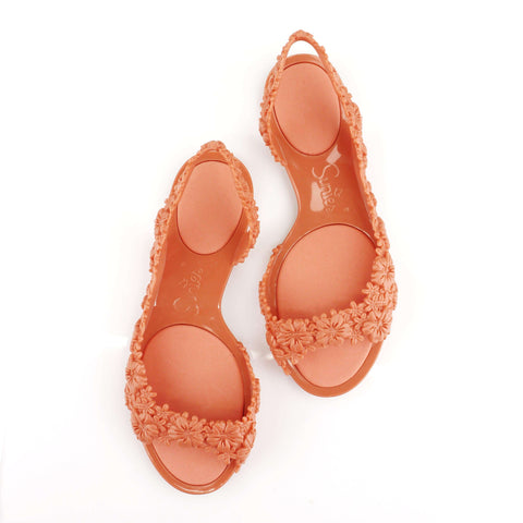 Beautiful Original Hawaii Coral Flat Sandals