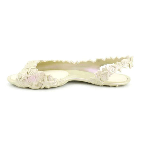 women's shiny flat sandals